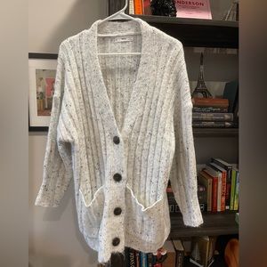 Mango oversized knit cardigan